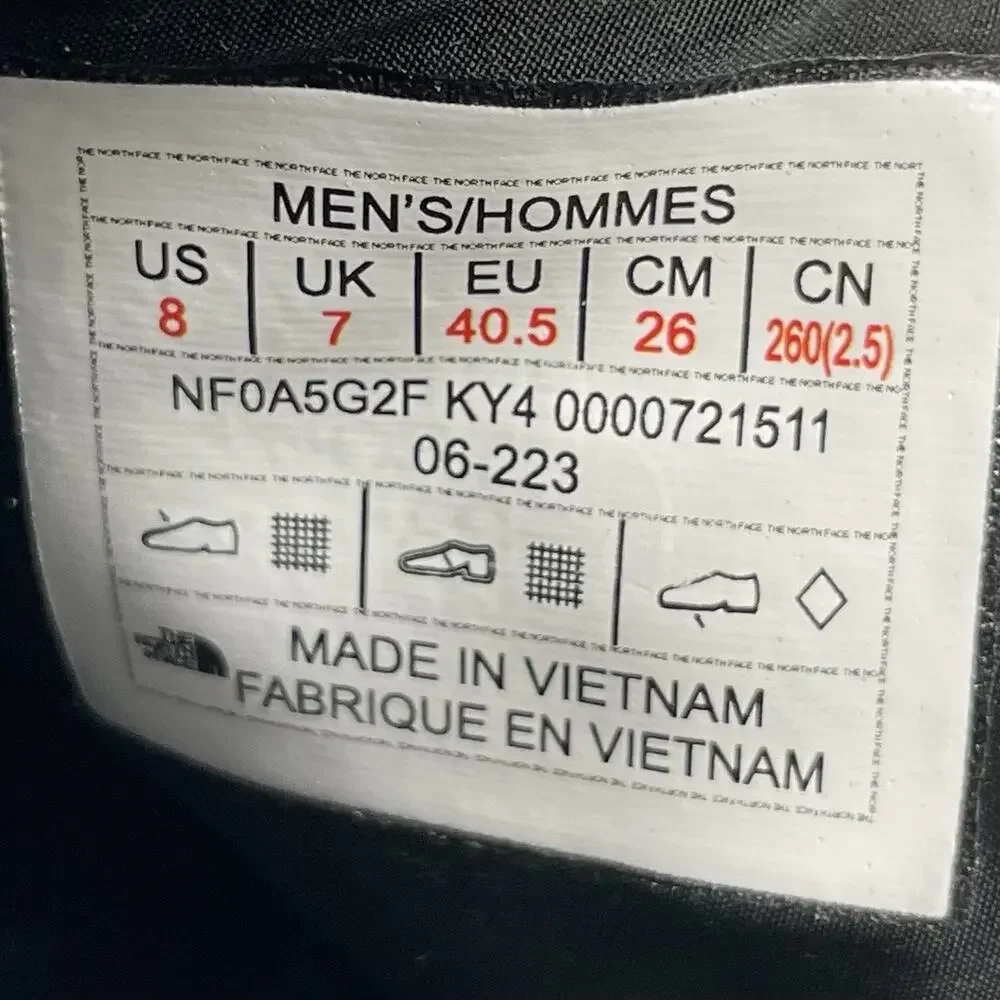 The North Face ThermoBall Traction Mule V Slippers Mens Size 8 Black Camp